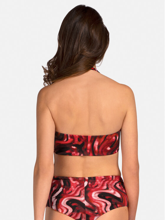 Miss Lou Miss Lou Bikini pezzo sopra G-SI2-BRD Bordeaux