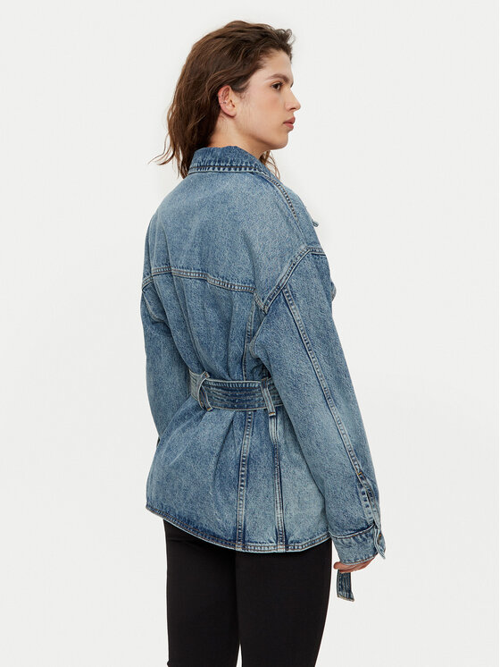 HUGO HUGO Джинсова куртка Icon 50530298 Голубий Relaxed Fit