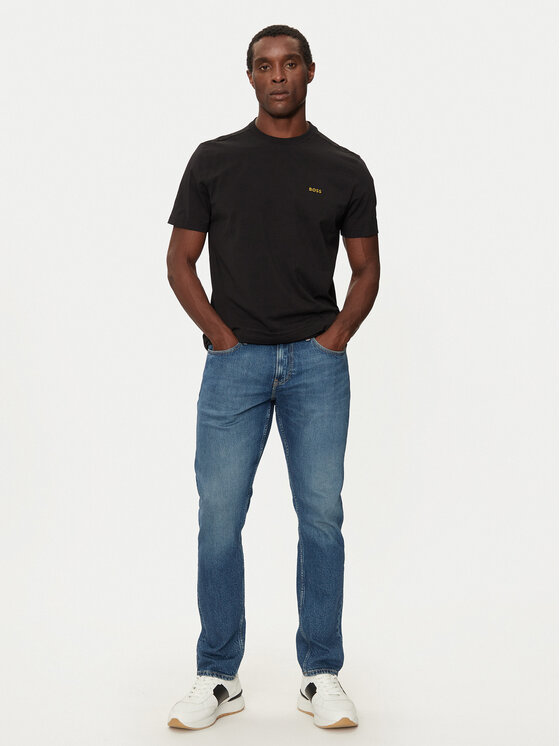BOSS Boss Póló 50506373 Fekete Regular Fit