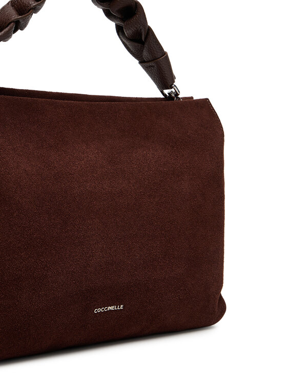 Coccinelle Coccinelle Ročna torba P6P Boheme Suede Bimaterial E1 P6P 19 02 01 Rjava
