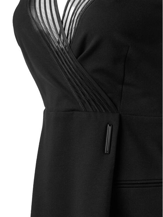 BOSS BOSS Cocktail obleka Daliyah 50548103 Črna Slim Fit