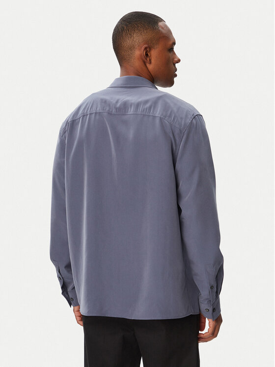 Calvin Klein Calvin Klein Hemd Ls Drapey LV04LF113G Violett Regular Fit