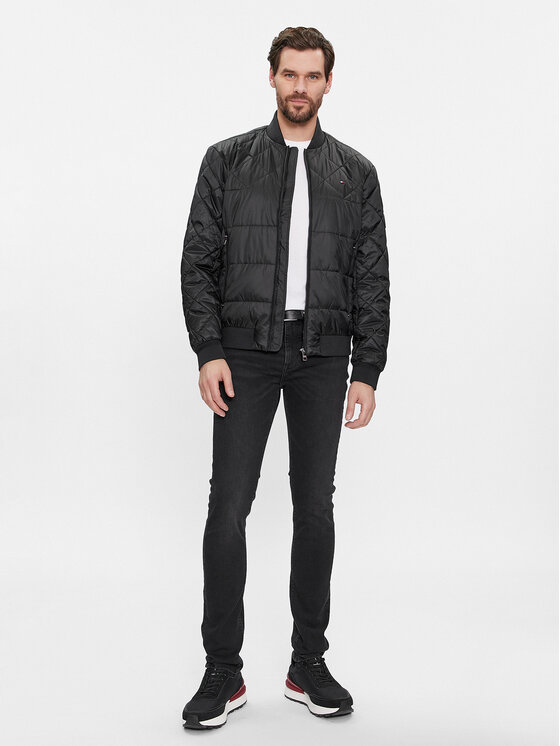 Tommy Hilfiger Tommy Hilfiger Jeansy Bleecker MW0MW33350 Černá Slim Fit