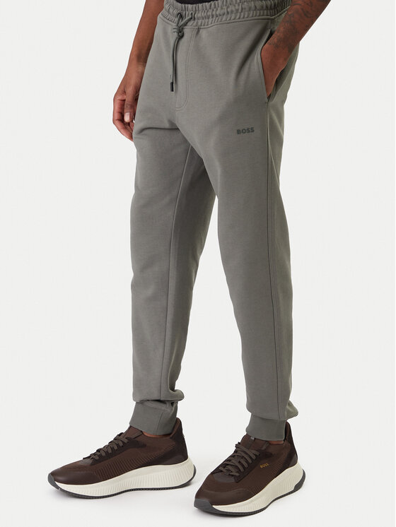 BOSS BOSS Dres Wesmallhood 50541065 Szary Regular Fit