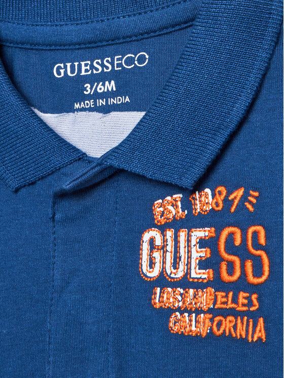 Guess Guess Komplet polo i spodenki I3GG03 K8HM3 Niebieski Regular Fit