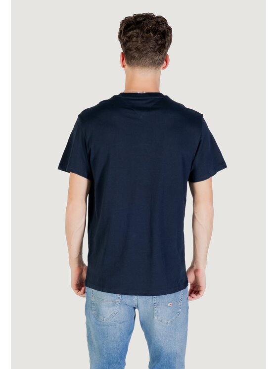 Tommy Jeans Tommy Jeans T-shirt TJM SLIM LINEAR CHES Blu Slim Fit