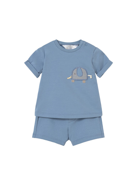 Mayoral Mayoral 2er-Set T-Shirts und Shorts 1652 Blau Regular Fit