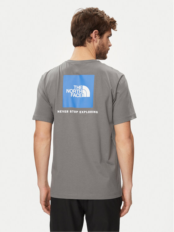 The North Face The North Face Marškinėliai Redbox NF0A87NP Pilka Regular Fit
