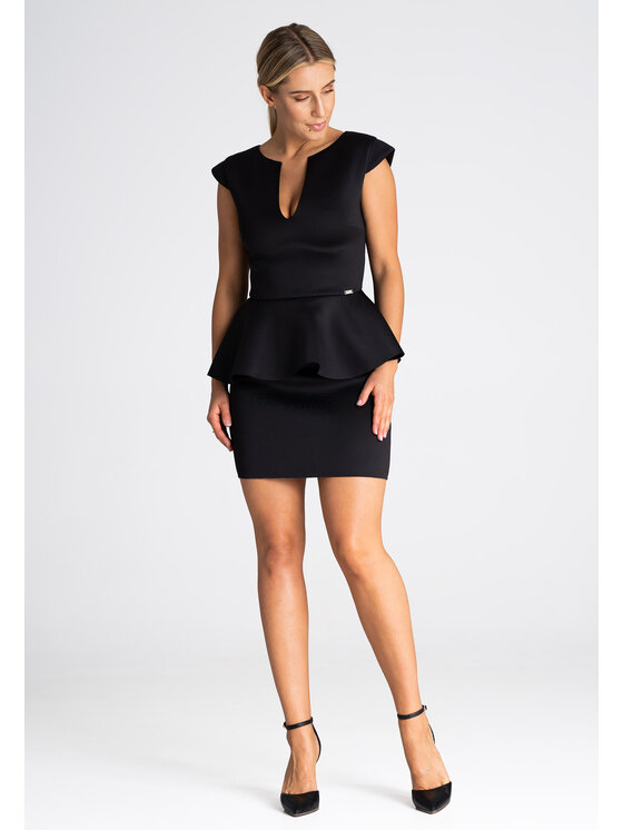 FIGLFIGL Vestito M975 Nero Regular Fit