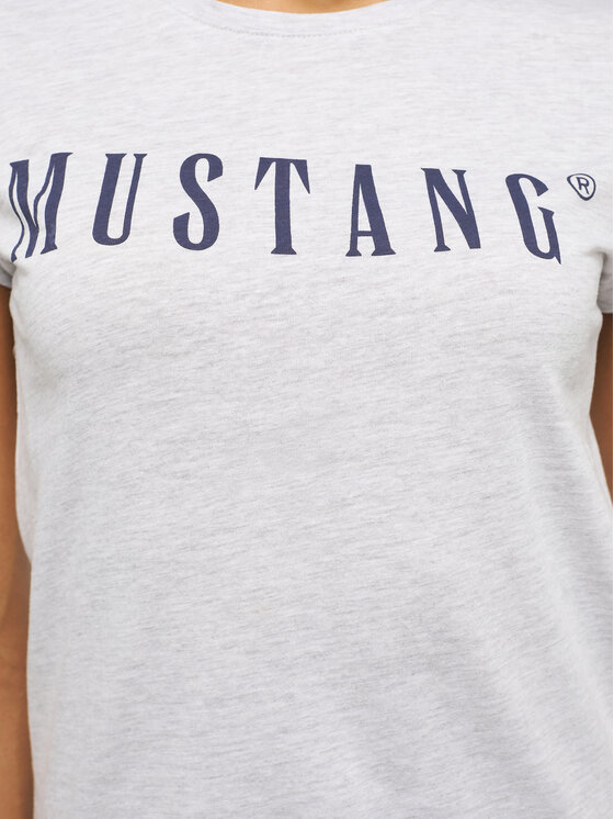 Mustang Mustang T-shirt Alina 1013222 Grigio Regular Fit