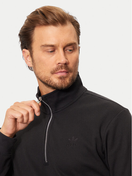 adidas adidas Суитшърт Trefoil Essentials IW5807 Черен Regular Fit