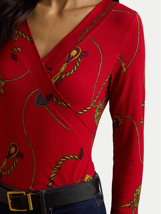 LAUREN RALPH LAUREN LAUREN RALPH LAUREN Bluza 200957611001 Rdeča Slim Fit