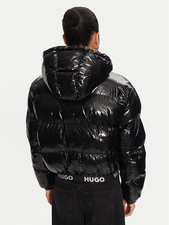 HUGO HUGO Télikabát Faryne-2 50522380 Fekete Regular Fit