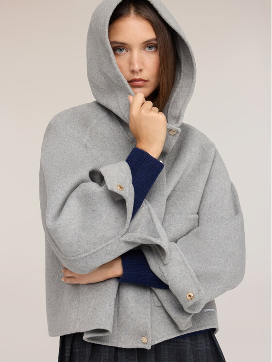 Motivi Motivi Cappotto invernale R030W000208N013 Grigio Over Fit