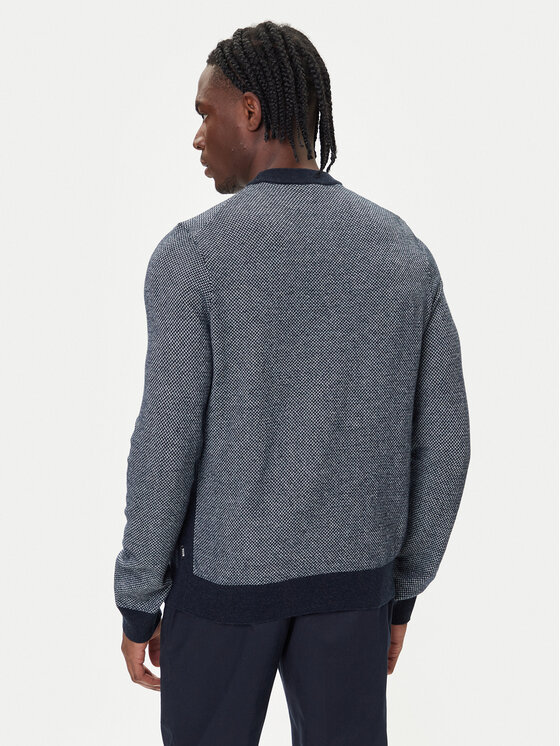 BOSS BOSS Пуловер H-Hestro 50549986 Тъмносин Regular Fit