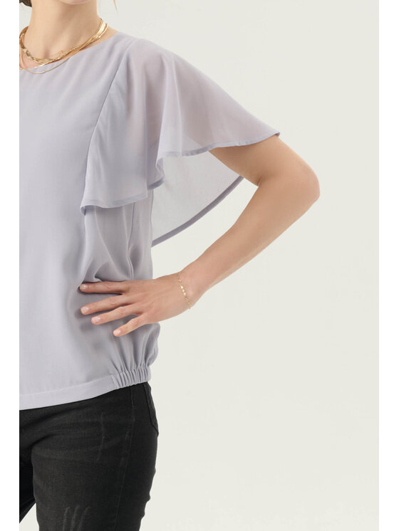 Femestage Femestage Blúzka Femestage ESSENTIAL LINE BLU2270-012 Fialová Regular Fit