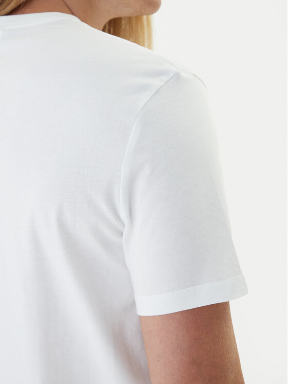 Calvin Klein Calvin Klein Tričko Logo 30s LV04LD230G Biela Relaxed Fit
