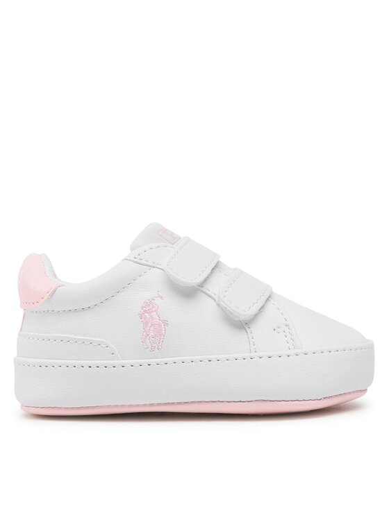 Polo Ralph Lauren Sneakersy Heritage Court Ii Ez Layette RL100733 Biela