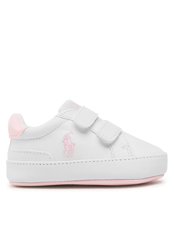 Sneakers Polo Ralph Lauren Heritage Court Ii Ez Layette RL100733 White Smooth/Lt Pink w/ Lt Pink PP