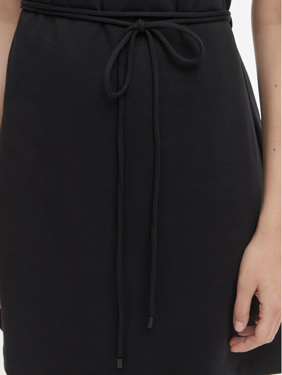 Tommy Hilfiger Tommy Hilfiger Kleid für den Alltag WW0WW49772 Schwarz Regular Fit