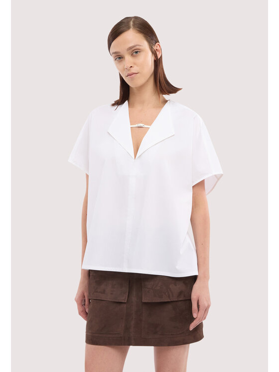 Trussardi Trussardi Camicia D453A000395N001 Bianco Over Fit