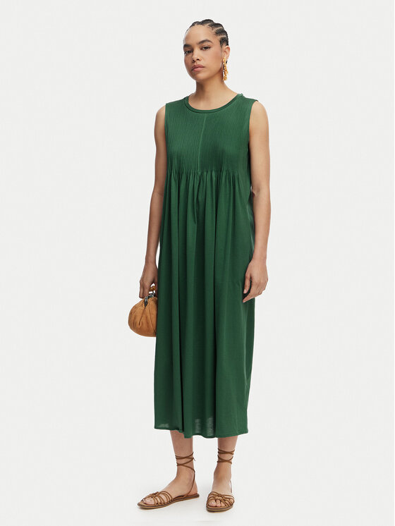 Weekend Max Mara Weekend Max Mara Vsakodnevna obleka Ricordo 2615621022 Zelena Regular Fit