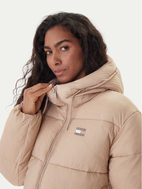 Tommy Jeans Tommy Jeans Зимно яке DW0DW21625 Бежов Regular Fit