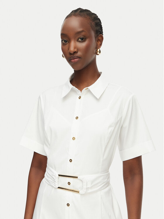 Marciano Guess Marciano Guess Рокля тип риза G6GK44 W1923 Бял Regular Fit
