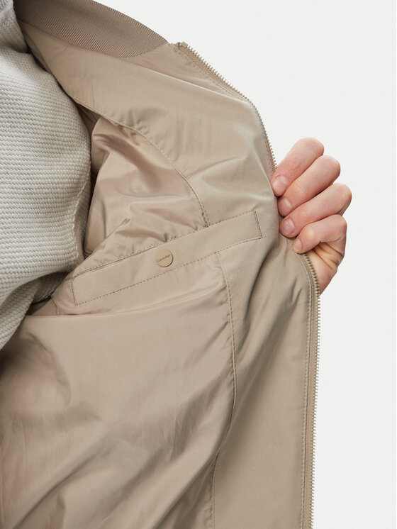 Calvin Klein Calvin Klein Bunda bomber LV040FM512 Béžová Regular Fit