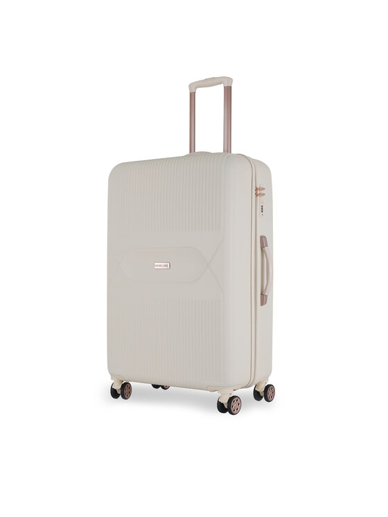 Semi Line Semi Line Großer Koffer T5686-3 Écru