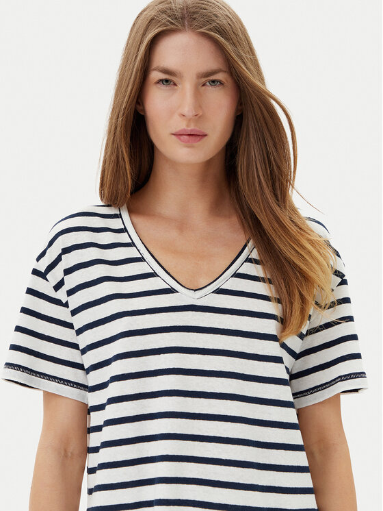 Tommy Hilfiger Tommy Hilfiger T-Shirt WW0WW44551 Granatowy Regular Fit