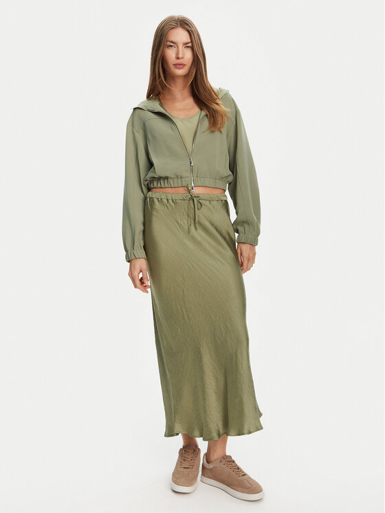 Marella Marella Midi krilo No 2513101055 Zelena Regular Fit