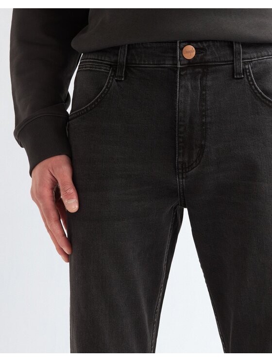 Wrangler Wrangler Jeansy GREENSBORO Szary Straight Leg