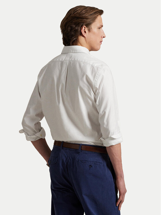 Polo Ralph Lauren Polo Ralph Lauren Πουκάμισο 710829480002 Λευκό Custom Fit