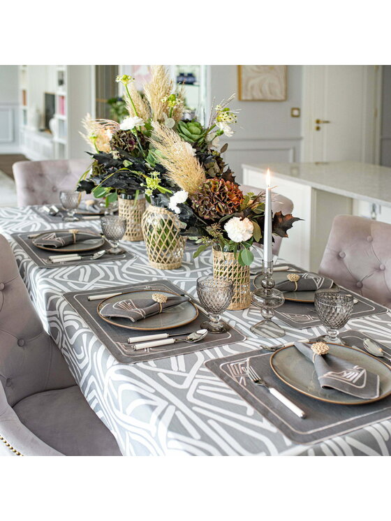 Roseberry Home Roseberry Home Obrus Infinity Szary