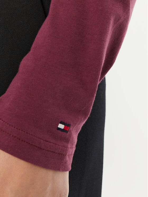 Tommy Hilfiger Tommy Hilfiger Bluse UW0UW05224 Violett Regular Fit