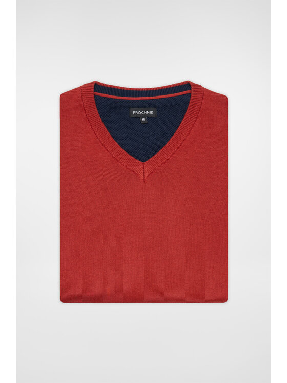 Próchnik Próchnik Sweter PM6 SW073223000121 Miedziany Regular Fit