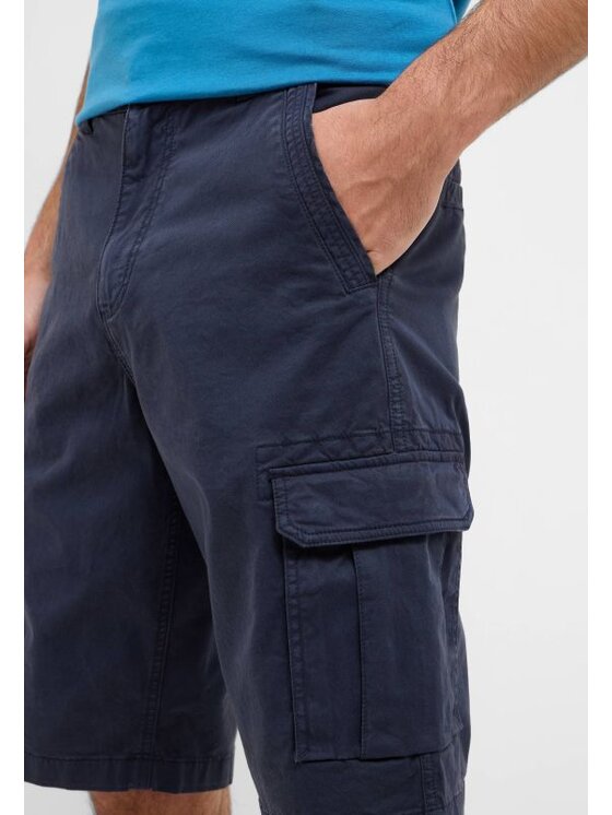 Mustang Mustang Pantaloncini di tessuto Houston Cargo Shorts Viola Loose Fit