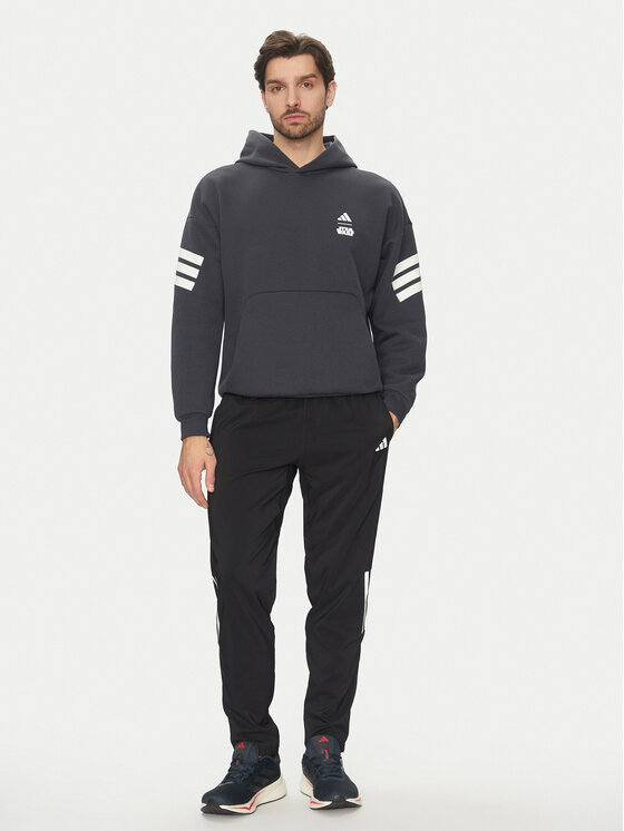 adidas adidas Majica dugih rukava Star Wars The Mandalorian™ JI5720 Siva Regular Fit