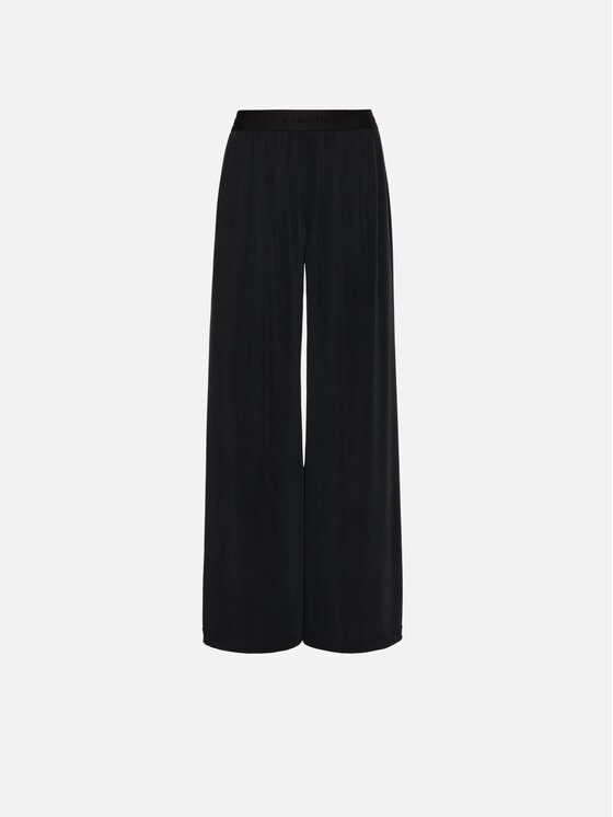 La Mania La Mania Spodnie dresowe BETH Czarny Basic Fit