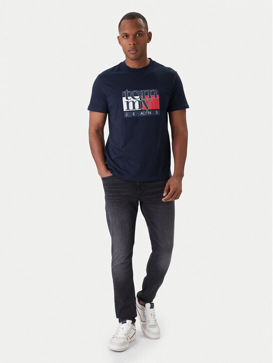Tommy Jeans Tommy Jeans Jeans hlače Austin DM0DM22455 Modra Slim Fit