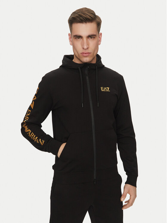 EA7 Emporio Armani EA7 Emporio Armani Tepláková souprava 7M001107 AF13512 MC004 Černá Regular Fit