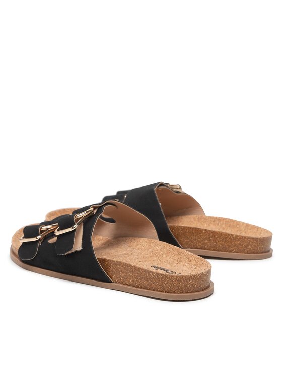 DeeZee DeeZee Klapki WS280601-01 Czarny