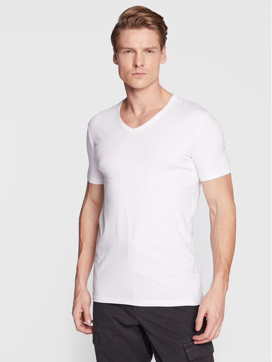 BOSS Boss 2-dílná sada T-shirts Modern 50475292 Bílá Slim Fit