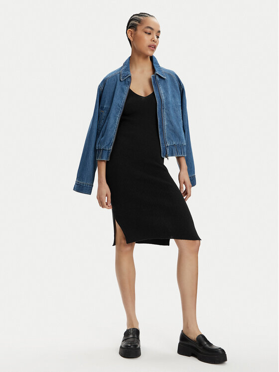 ONLY ONLY Nyári ruha Lina 15286410 Fekete Slim Fit