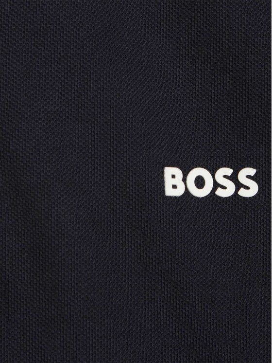BOSS Boss Поло J25P26 D Cиній Regular Fit