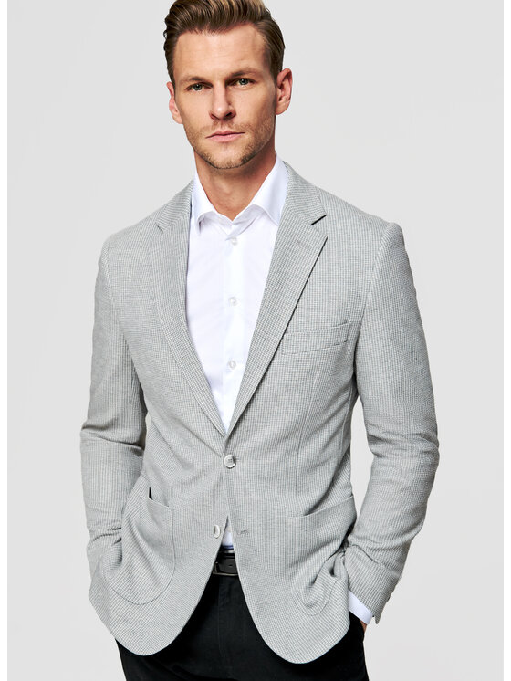 Pako Lorente Pako Lorente Marynarka P26SF-3X-017 Szary Slim Fit