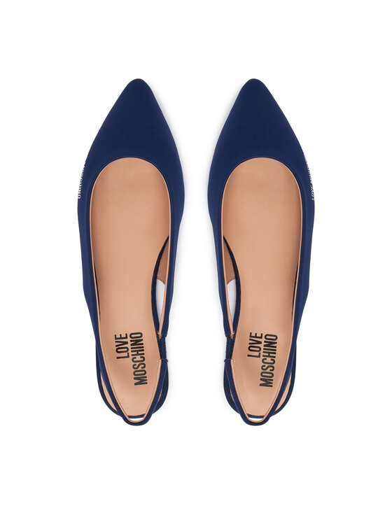 LOVE MOSCHINO LOVE MOSCHINO Baleríny JA11021G1OIM0750 Tmavomodrá