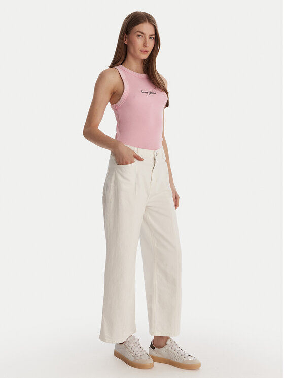 Guess Guess Džínsy W6RA1H D6521 Biela Wide Leg