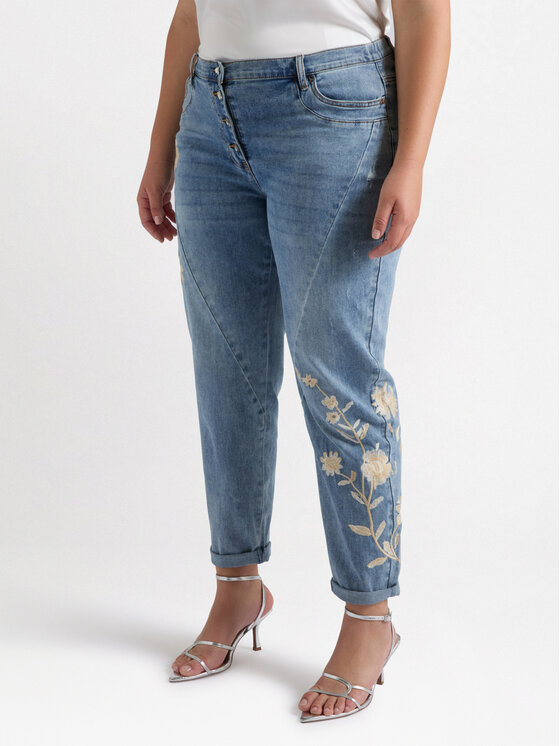 Fiorella Rubino Fiorella Rubino Jeans P594T004871N004 Turchese Regular Fit